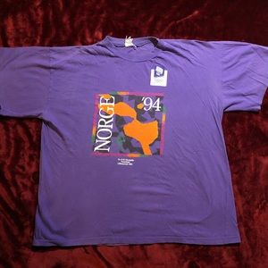 Vintage 1994 Norway Lillehammer Olympics Tee